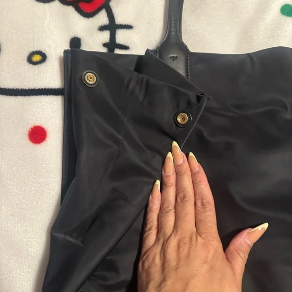 Tory Burch Black Leather Tote Bag - Picture 4 of 9